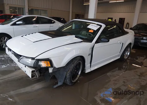 2002 Ford Mustang Gt from USA, damaged, VIN 1FAFP45X32F194161